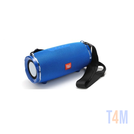 ALTAVOZ PORTÁTIL WIRELESS TG-187 AUX/USB/TARJETA DE MEMORIA AZUL